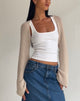 Afbeelding van Nobila Shrug Top in Naturel