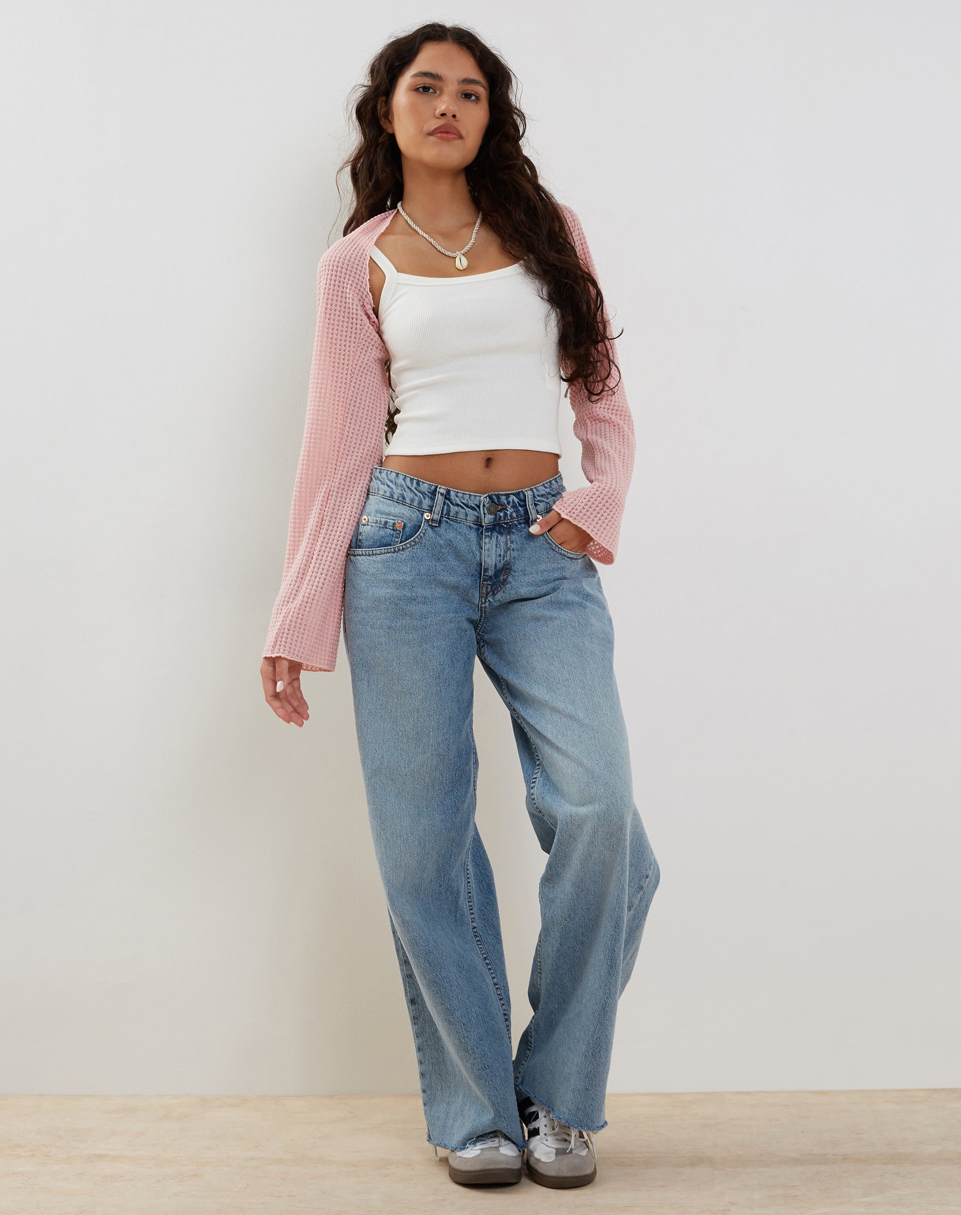 Afbeelding van Nobila Shrug Top in Baby Roze