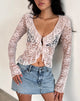 Afbeelding van Noemi Cardi in Kant Lotus Roze