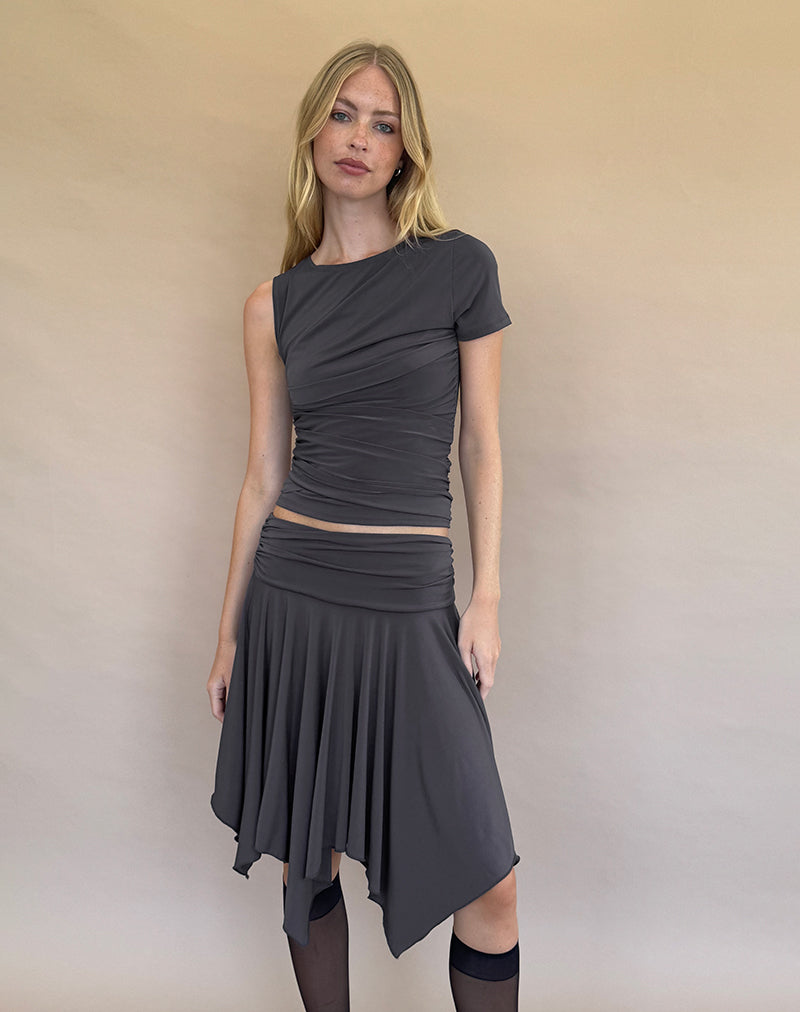 Norali waterval midirok in grijs