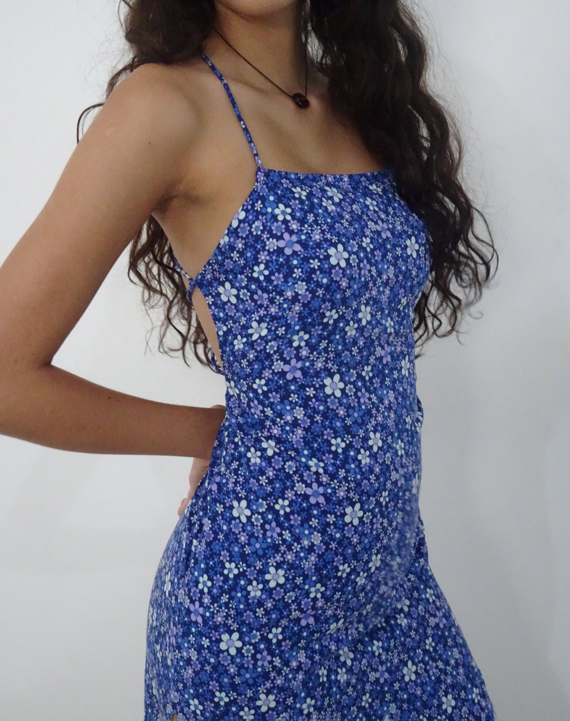 Afbeelding van Nosita Midi Dress in Retro Blauw