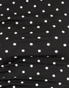 Zwart polka jersey