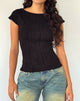 Afbeelding van Nova Top in Crinkle Black