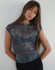 beeld van Nova Mesh Top in Faded Botanical Green