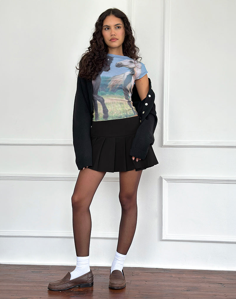 Afbeelding van Nova Top Mesh in Paardenprint