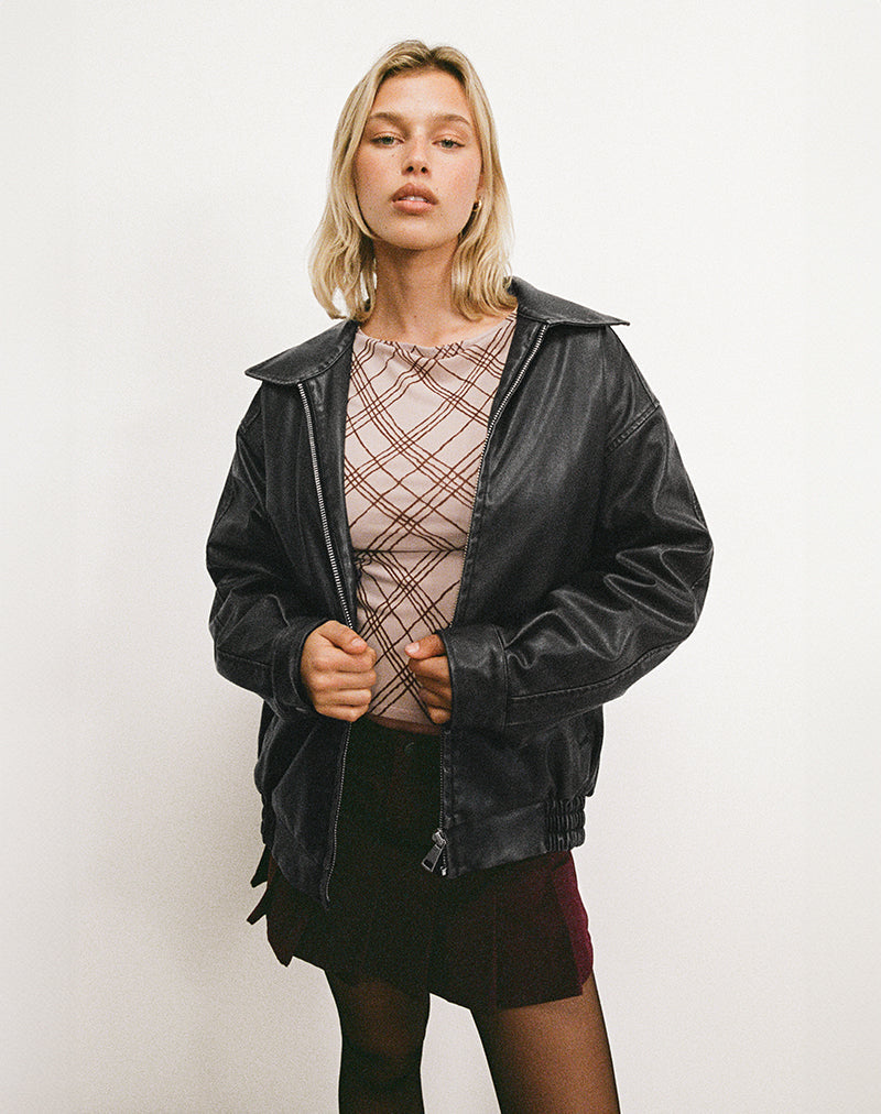 Afbeelding van Nova Top in Nude Sketchy Stripe