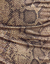 Bruine slangenprint