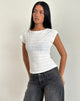 Afbeelding van Nova Top in Textured White