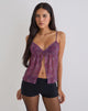 Afbeelding van Nukara Butterfly Top in Regal Paisley Purple