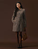 Afbeelding van Lirena Longline Coat in Polka Brown