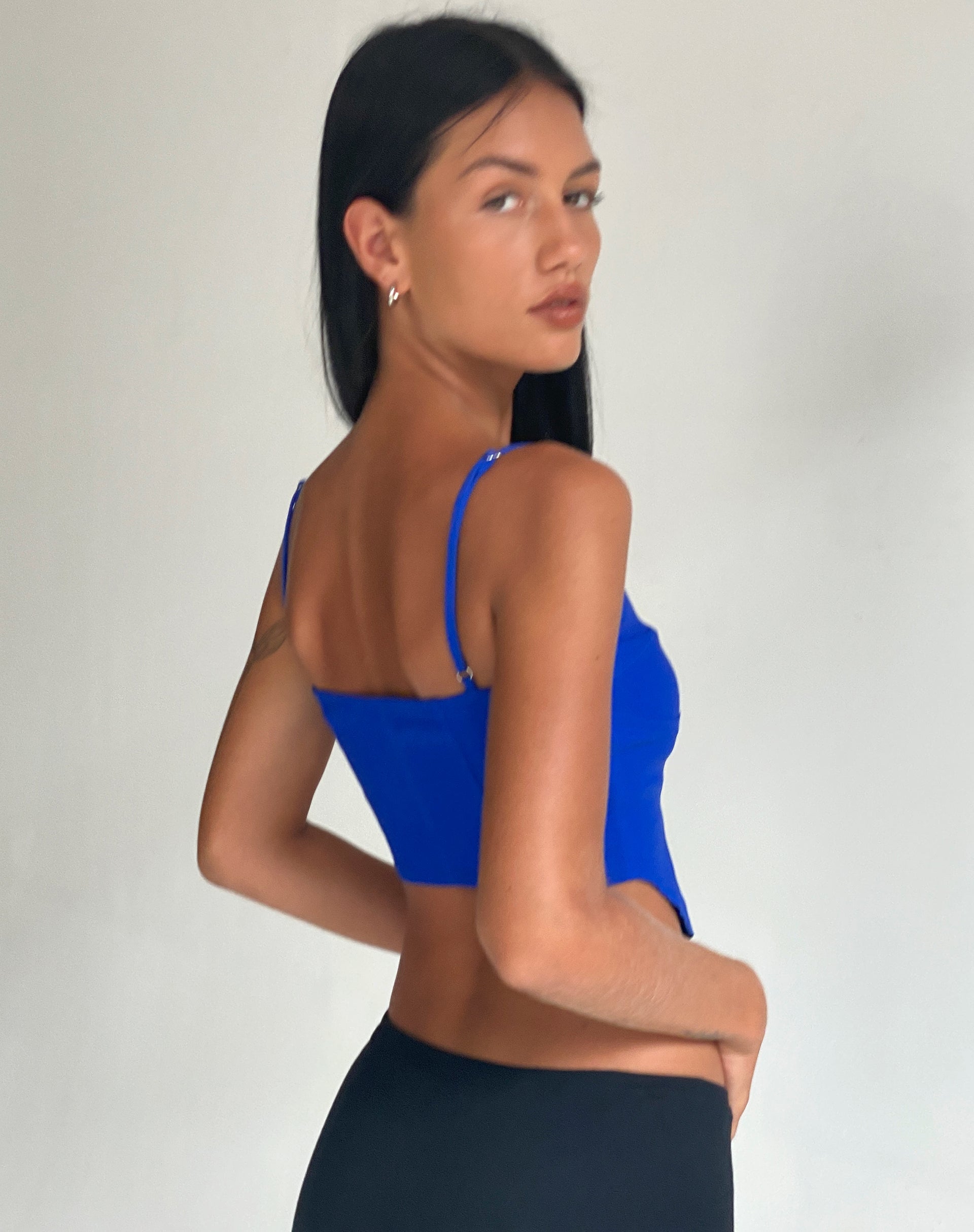 Afbeelding van Oleta Cami Top in Kobalt