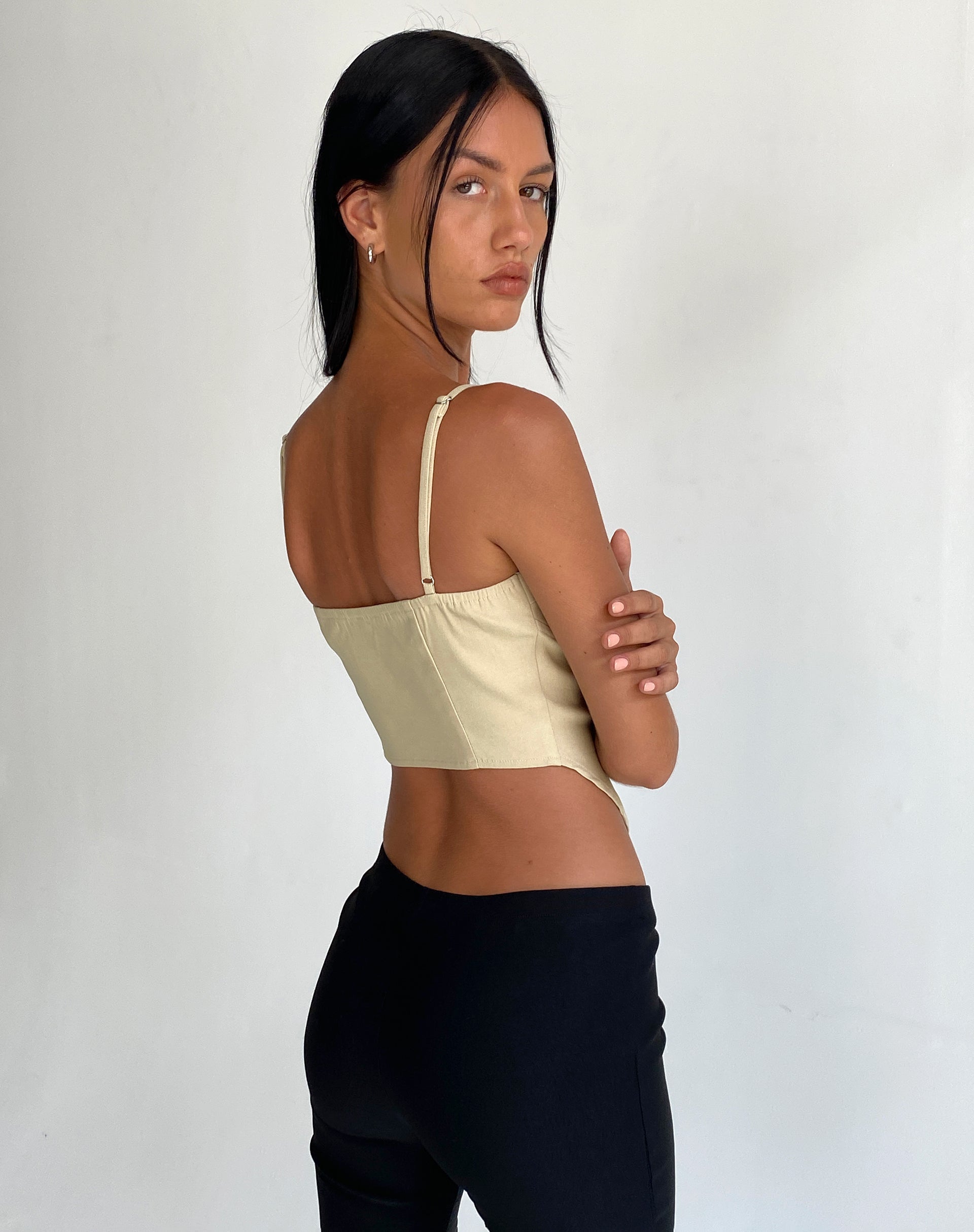 Afbeelding van Oleta Cami Top in Crème