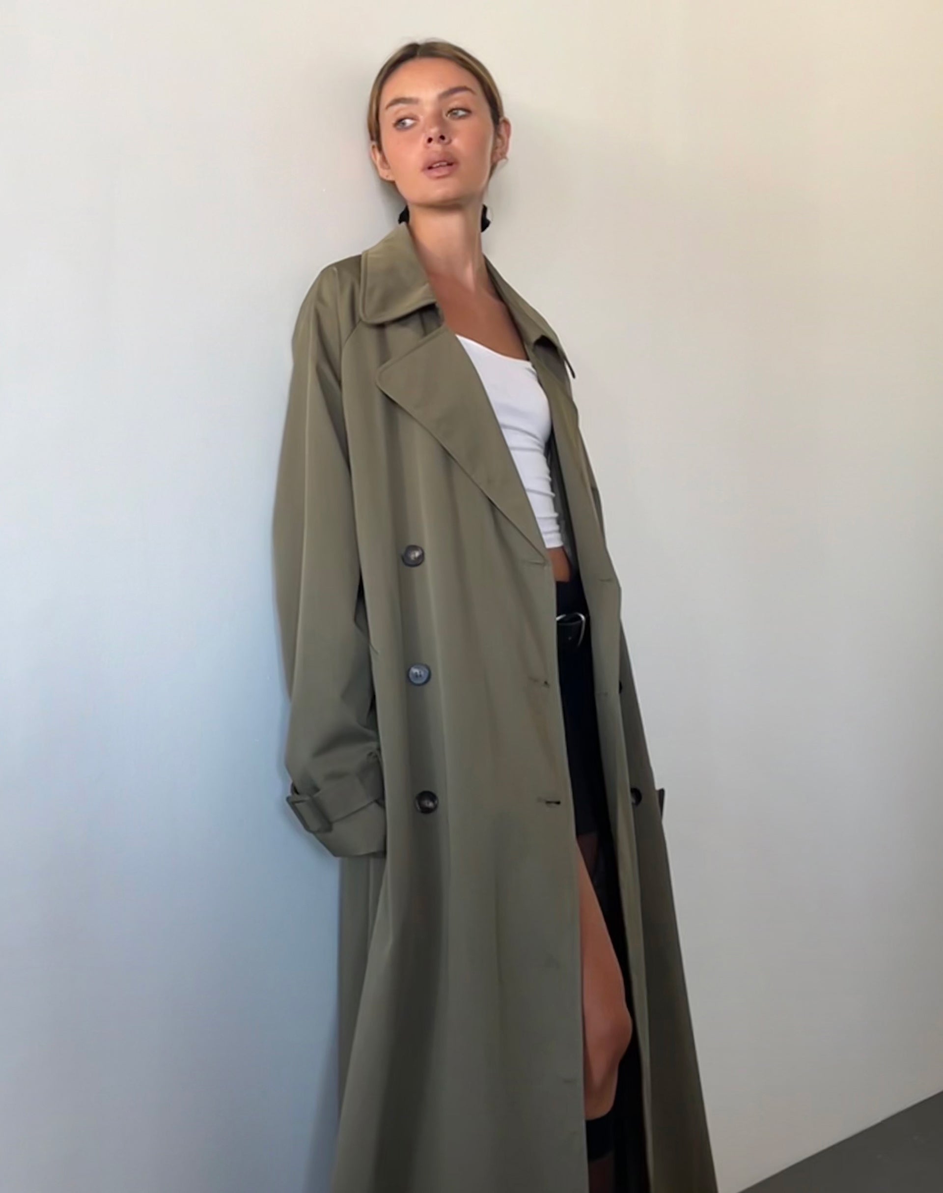 Afbeelding van Orcati trenchcoat in Khaki