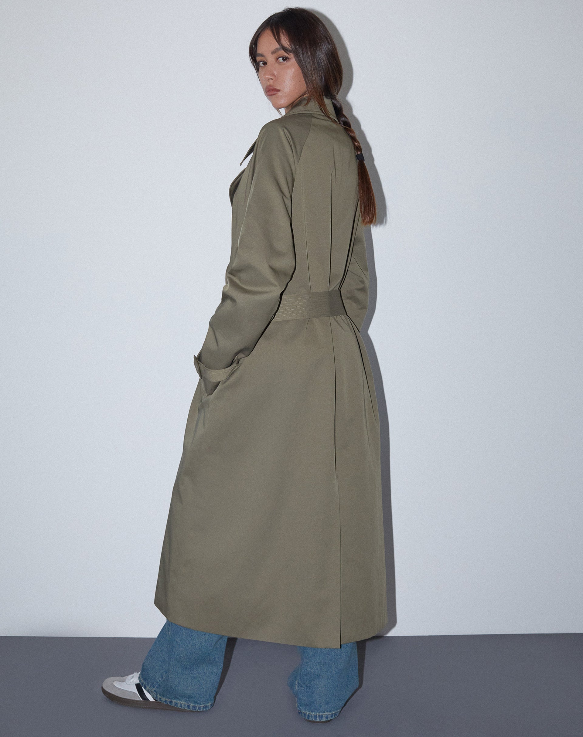 Afbeelding van Orcati trenchcoat in Khaki