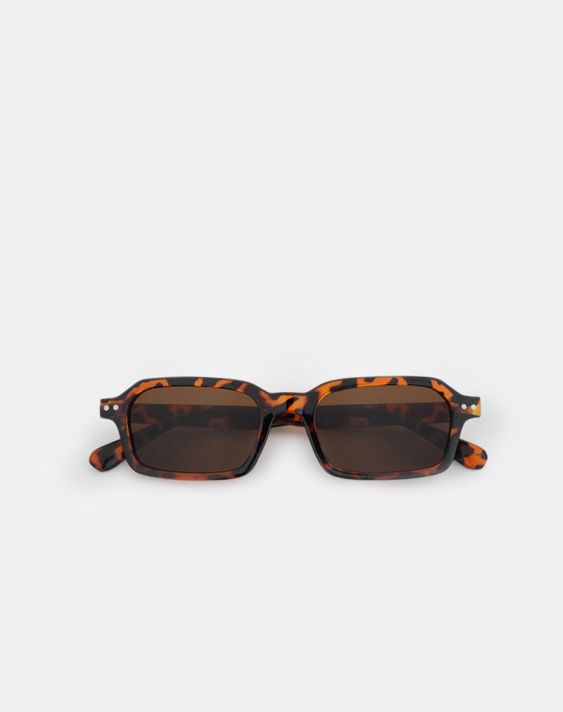 Ortez Zonnebril in Opaque Tortoise Shell