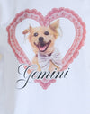 Wit met Gemini Motel Huisdier print