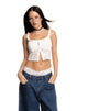 afbeelding van Laru Corset Top in Kant Ivoor