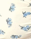 Blauwe Cluster Bloemen met Picot Biezen