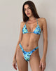 Afbeelding van Pami Bikini Top in Blue Flower