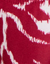 Zebra rood met kralen