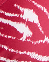 Zebra rood met kralen