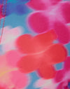 Wazige bloem blauw en roze