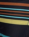 Donker Streep Zwart en Blauw
