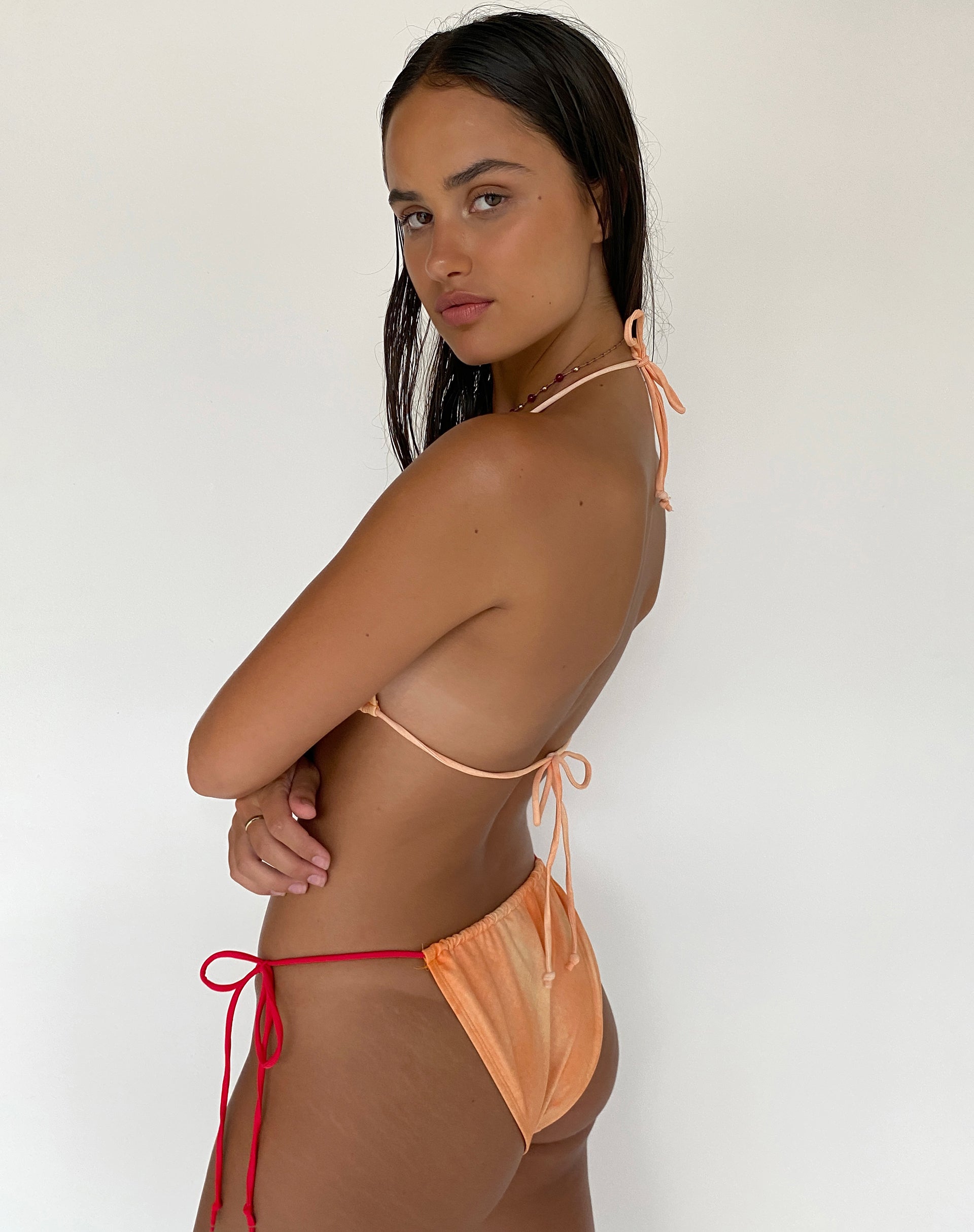 Afbeelding van Pami Bikini Top in Oranje Bloem