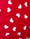  Rood met witte harten
