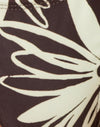 Bruin en ivoor Doodle Swirl met kralen