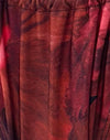 Hibiscusrood met kralen