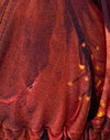 Hibiscusrood met kralen