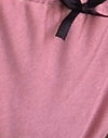Roze glinstering met zwarte strik