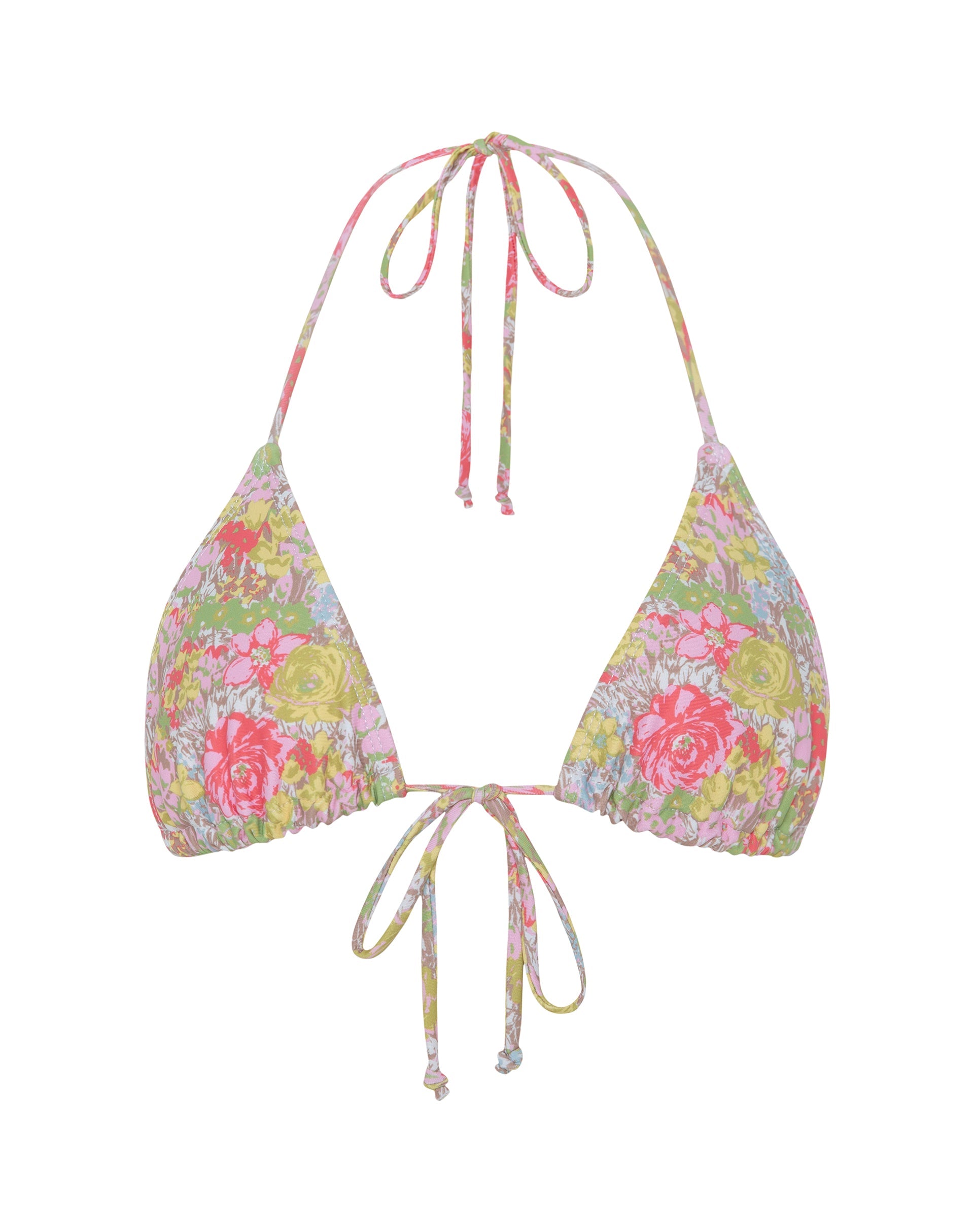 Afbeelding van Pamita Bikinitop in Roze Abstract Bloemig Swim