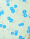  Ditsy Bloem Limoenblauw