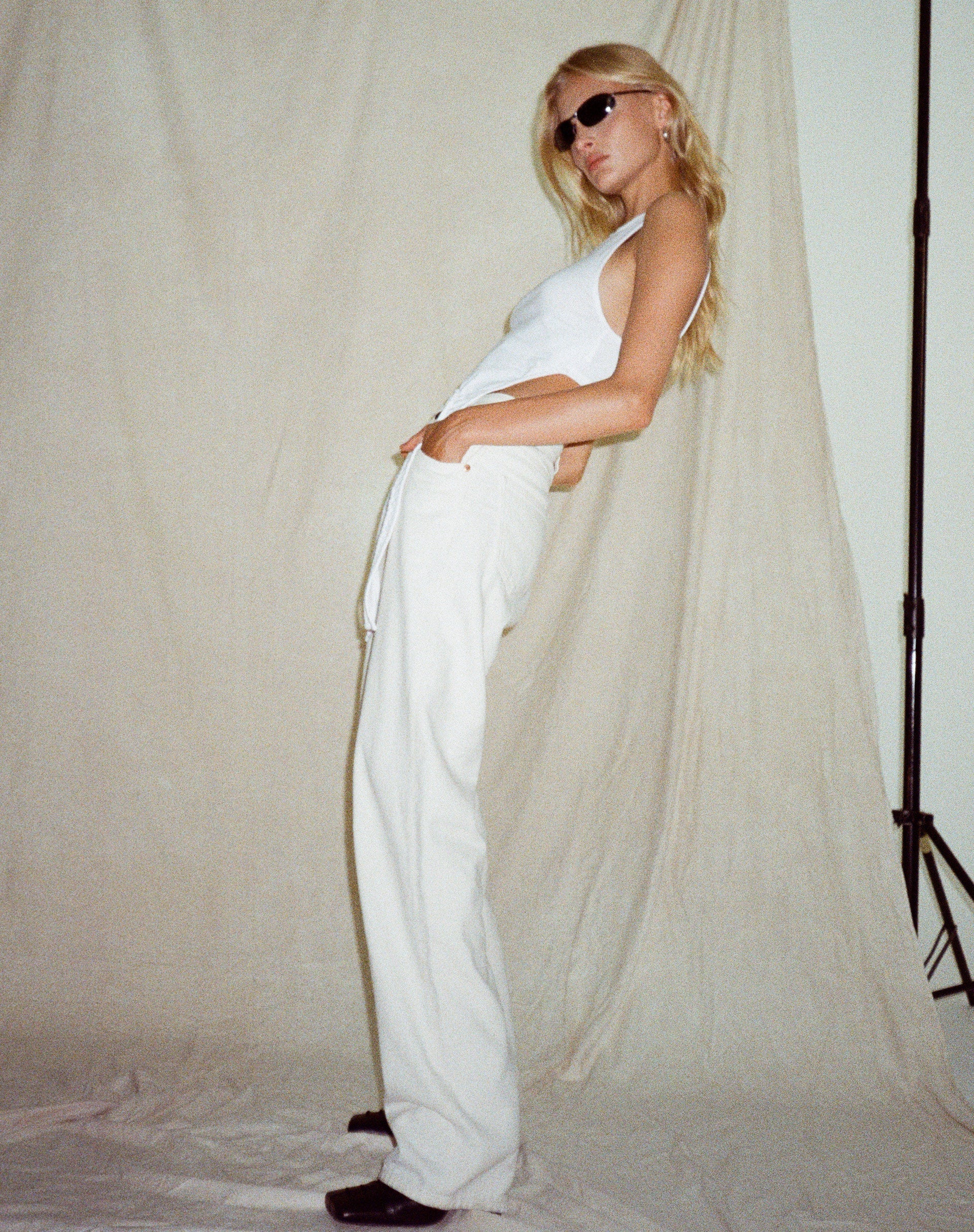 Afbeelding van Parallel Jeans in White Wash