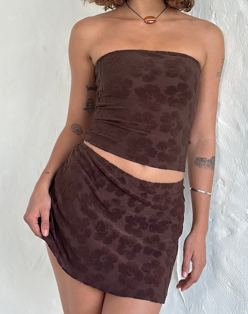 Afbeelding van Oruto rok in Hibiscus Terry Bruin