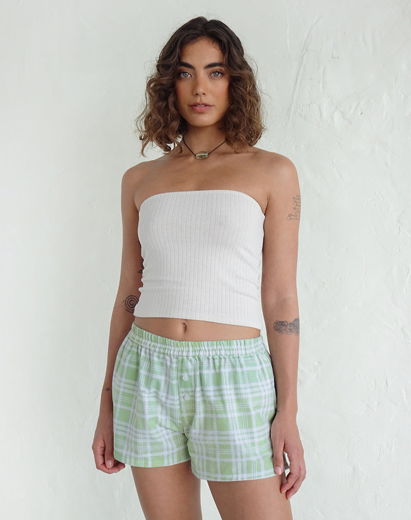 Laboxe Boxershort in Tafelzeil Neo Mint