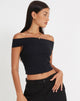 Afbeelding van Pico Bardot Top in Zwart