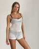 Afbeelding van Piliya Playsuit in Krisan Lace Ivory