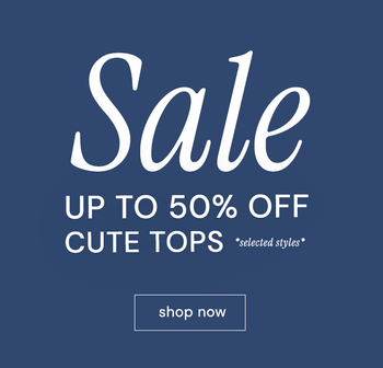 TOT 50% KORTING OP TOPJES