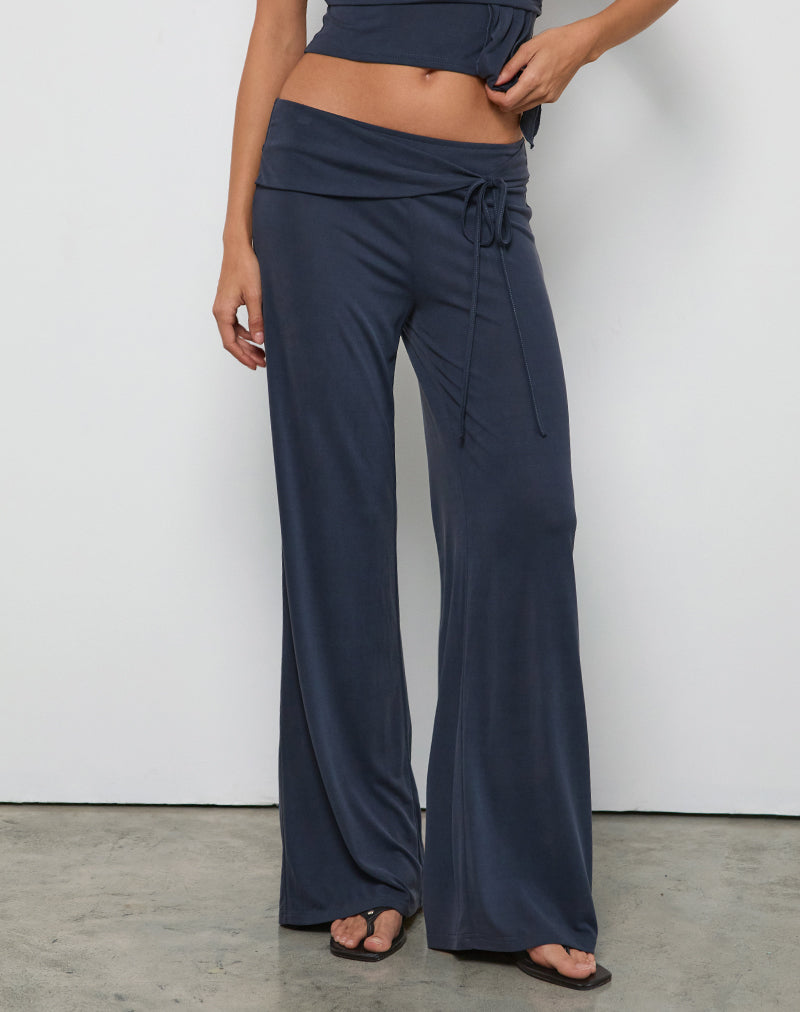 Donata broek in Ocean Storm met riem