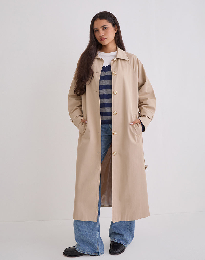 Afbeelding van Panala Trench Coat in Zand