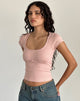 Afbeelding van Rada Top in Rib Pink Lady