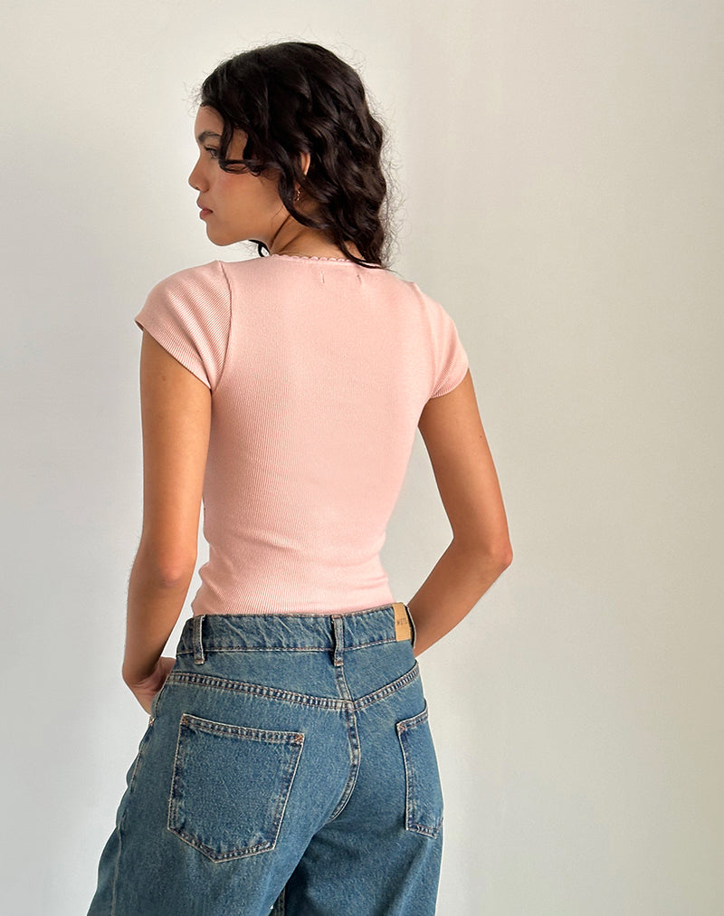 Afbeelding van Rada Top in Rib Pink Lady