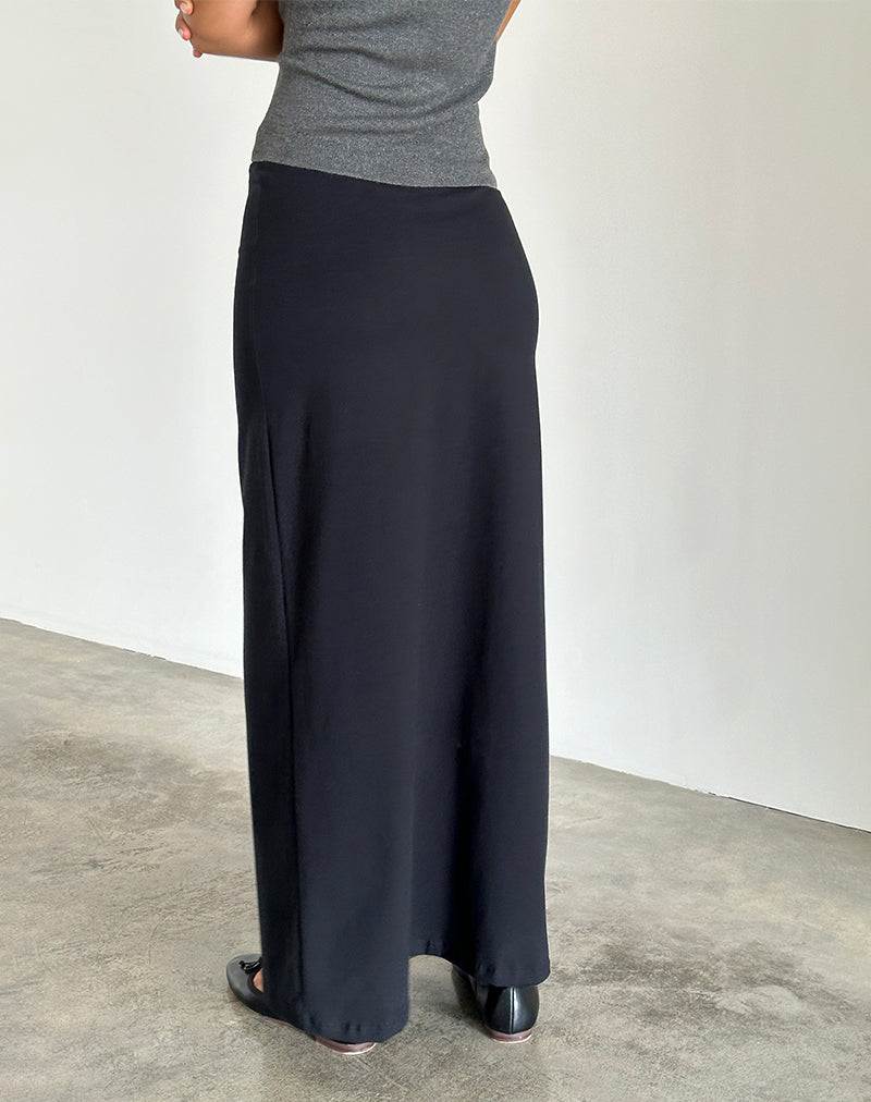 Afbeelding van Liana Maxi Rok in Zwart