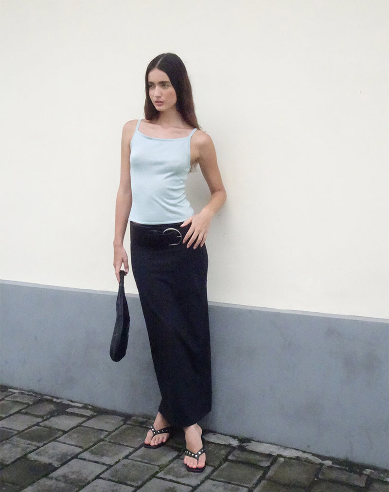 Liana Maxi Rok in Zwart