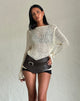 Afbeelding van Rajiya Open Weave Trui in Ivoor