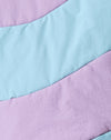 Paneel in paars en blauw