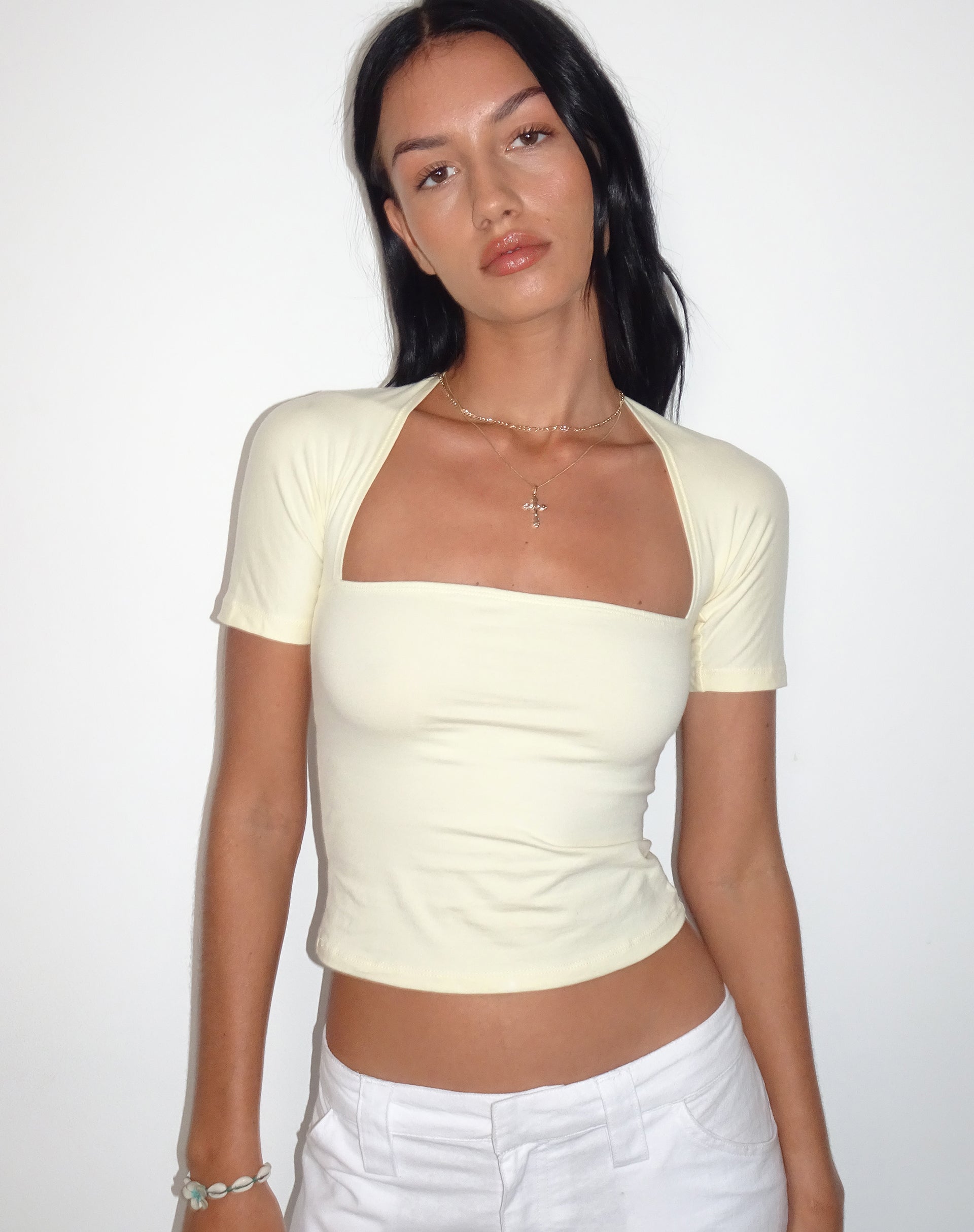 Afbeelding van Requa Crop Top in Buttermilk